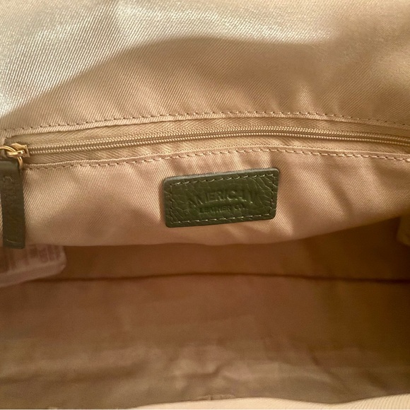 American Leather Co Grace Oversized Clutch NWT - Picture 10 of 12